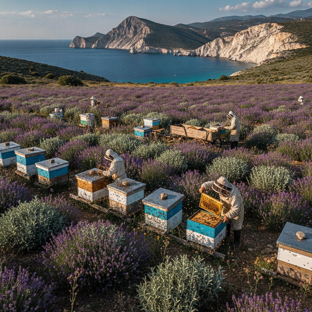Mjalti i Sherebelës dhe Lavandës nga Riviera Shqiptare