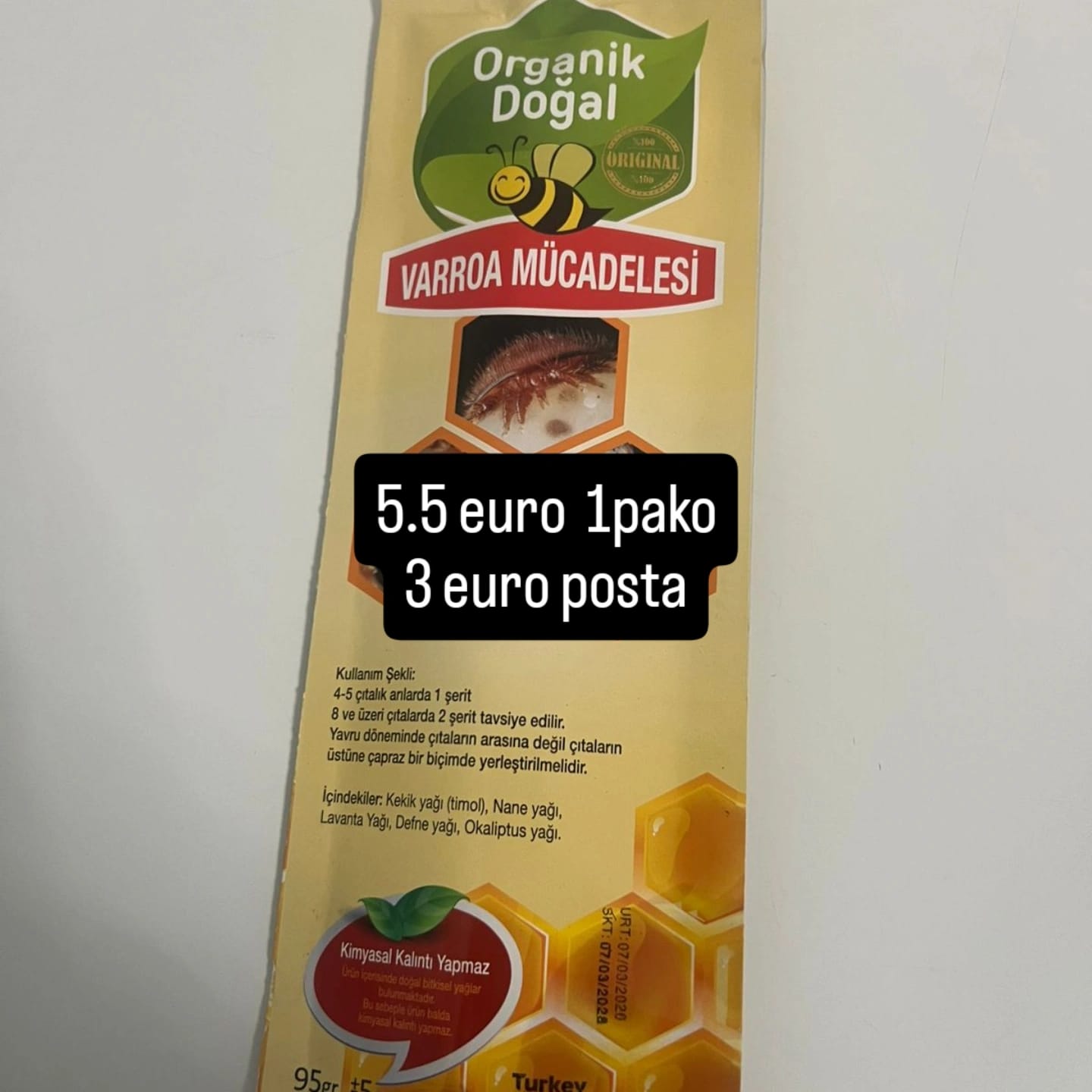 Varroa Mücadelesi Organik